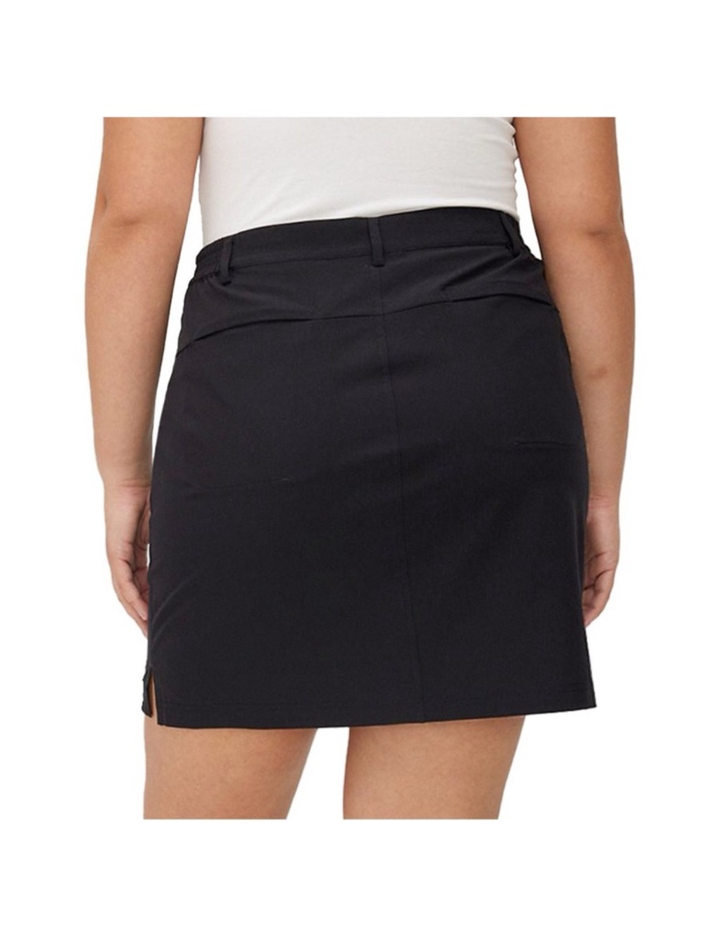 Women's Golf Skirt. Black Utility Skort with Front and Back Pockets. Size XL - Picture 2 of 7